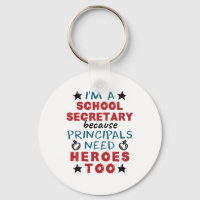 Funny School Secretary Heroes Appreciation