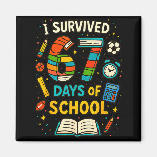 Funny School Six Seven Meme Student Teacher Joke 6 Magnet