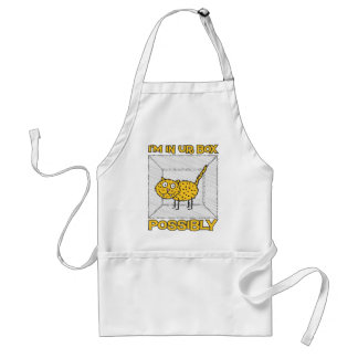 Funny Schrodinger's Cat Lolcat Apron