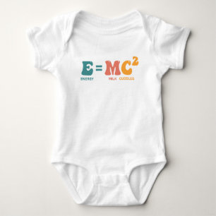 Funny Science E=MC2 Baby Bodysuit