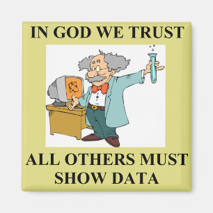 funny science joke magnet