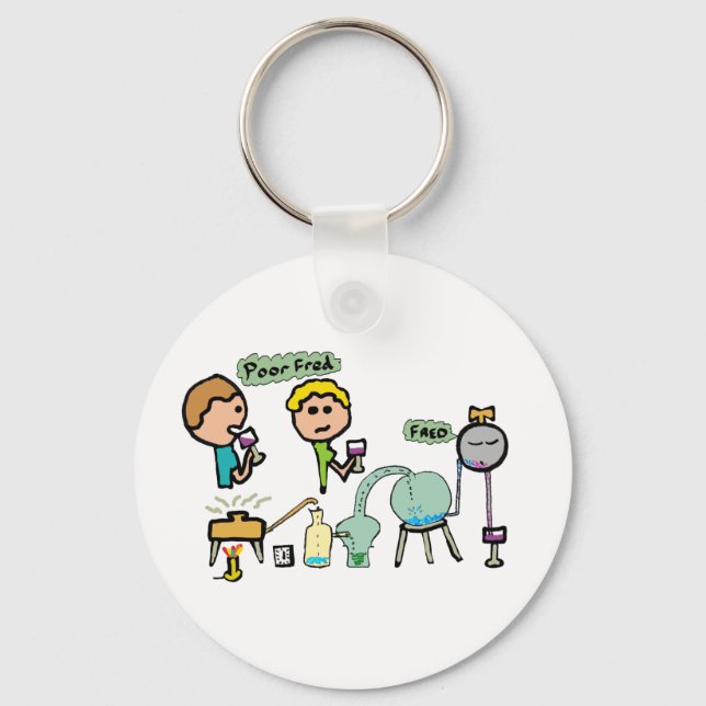 Funny Science Keychain (Front)