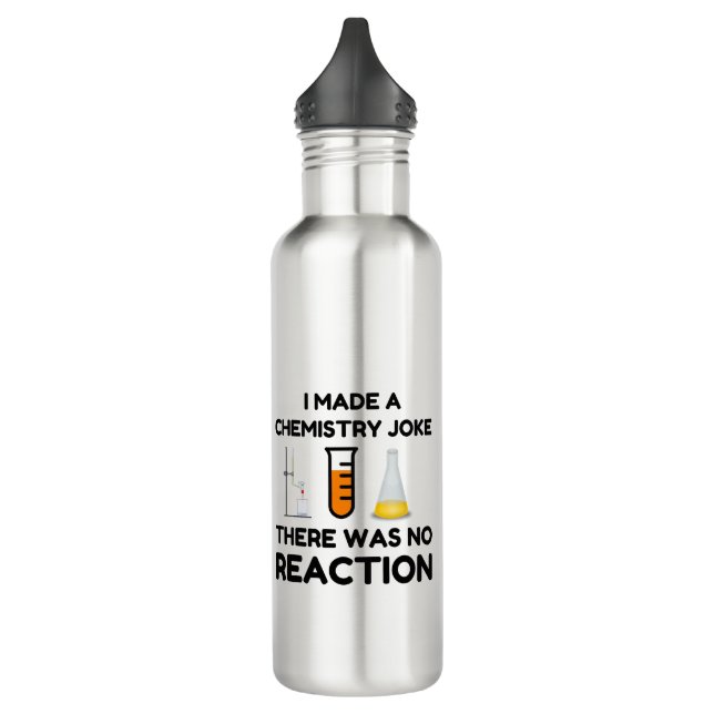 Funny Science lover chemistry joke 710 Ml Water Bottle (Left)