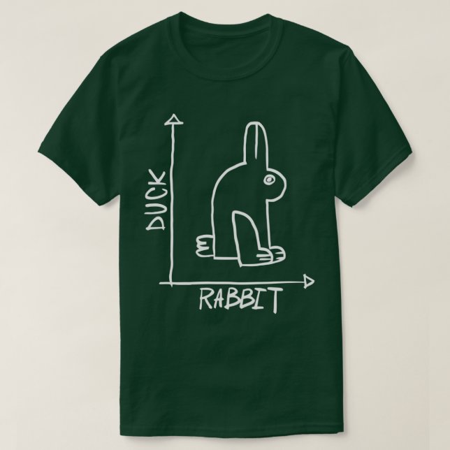 Funny Science Nerd Duck Rabbit Physics Math Geek G T-Shirt (Design Front)