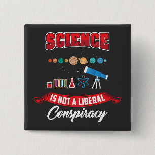 Funny Science Nerd Gag For Back To School 2 Inch Square Button