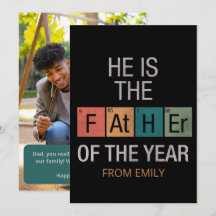 Funny Science Periodic Table Father of the Year