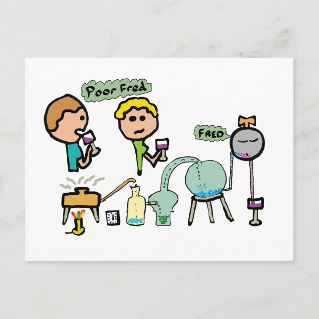 Funny Science Postcard (Front)