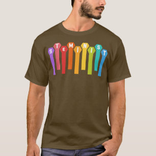 Funny Science Steminist Stem Technology Teacher 79 T-Shirt