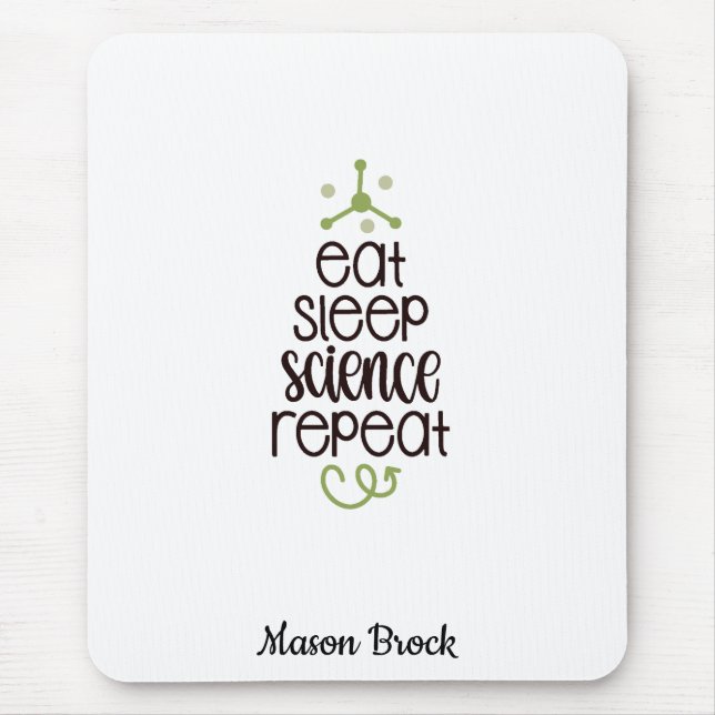 Funny Science student school personalized gift Mouse Pad (Front)