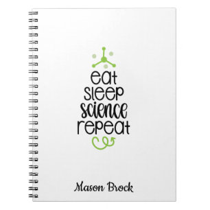 Funny Science student school personalized gift Notebook
