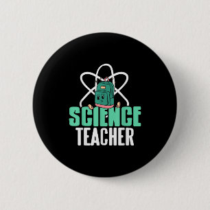 Funny Science Teacher Backpack School Humor  2 Inch Round Button