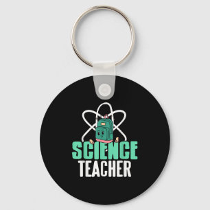 Funny Science Teacher Backpack School Humor  Keychain