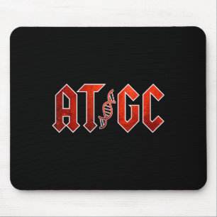 Funny Science Teacher Gift Dna Atgc T Shirt  Mouse Pad