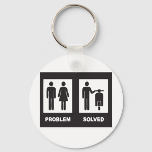 Funny Scooter Keychain