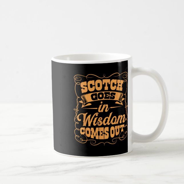 Funny Scotch Whiskey Lover Gift Bourbon Whisky Dri Coffee Mug (Right)