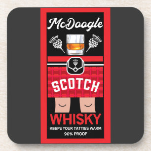 Funny Scotch Whisky  Coaster
