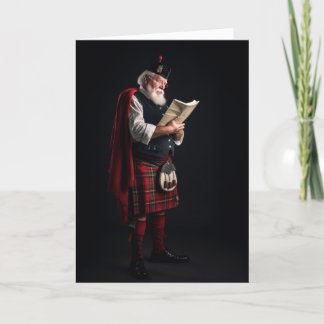 Funny Scottish Christmas Card