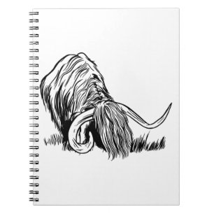 Funny Scottish Highland Cow Notebook