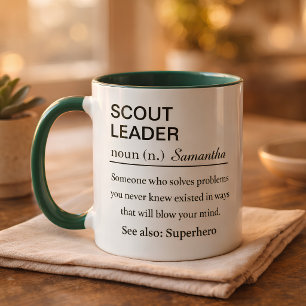 Funny Scout Leader Definition Mug