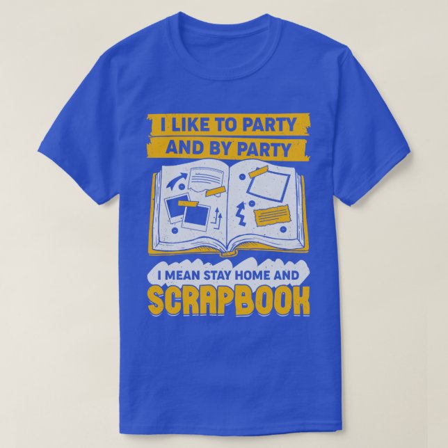Funny Scrapbooking Lover Hob T-Shirt (Design Front)
