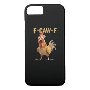 Funny Screaming Chicken F-Caw-F Joke Design Classi Case-Mate iPhone Case