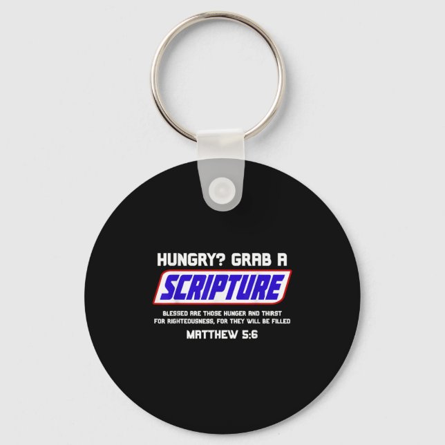 Funny Scripture Gifts, Bible Verse, Famous Scriptu Keychain (Front)
