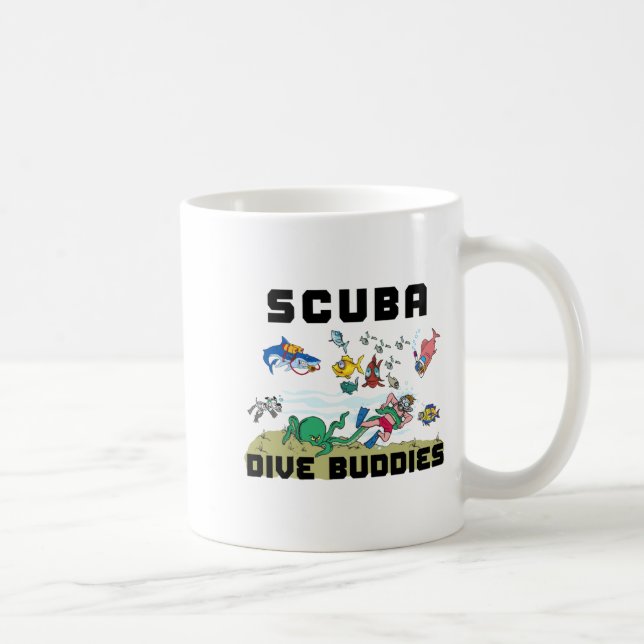 Funny Scuba Dive Buddy  Coffee Mug (Right)