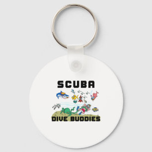 Funny Scuba Dive Buddy  Keychain
