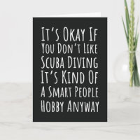 Funny Scuba Diver Cards Humour Snorkelling Ocean