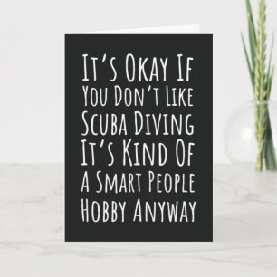 Funny Scuba Diver Cards Humour Snorkelling Ocean