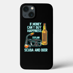 Funny Scuba Diving Beer Humourous Gift For Divers  iPhone 13 Case