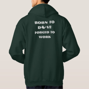 Funny scuba diving humour diver hoodie