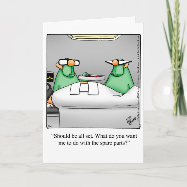 Funny Se Bien Bientôt Carte De Voeux (Devant)