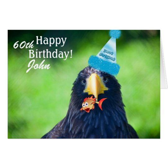 Funny Sea-hawk Bird•Happy Birthday Card