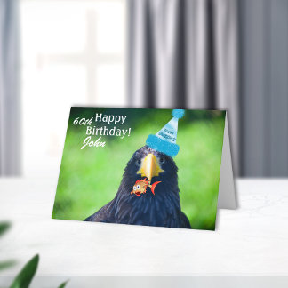 Funny Sea-hawk Bird•Happy Birthday Card