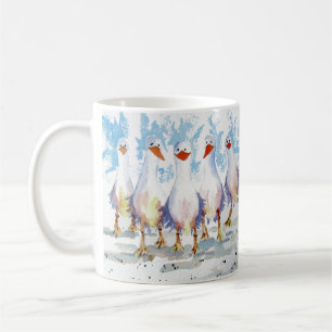 Funny Seagull Design for Beach Hut or House Coffee Mug