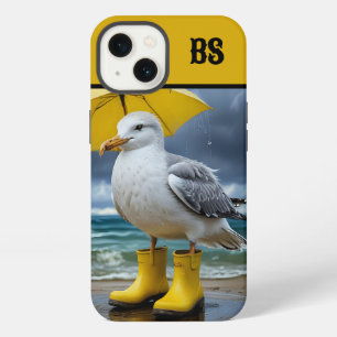 Funny Seagull in Rain Boots – Beach Humour iPhone 13 Case