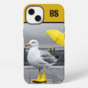 Funny Seagull in Rain Boots – Beach Humour iPhone 13 Case