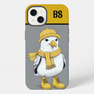 Funny Seagull in Rain Boots – Beach Humour iPhone 13 Case
