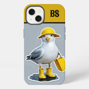 Funny Seagull in Rain Boots – Beach Humour iPhone 13 Case
