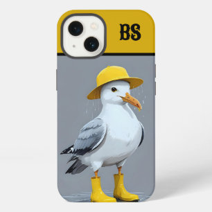 Funny Seagull in Rain Boots – Beach Humour iPhone 13 Case