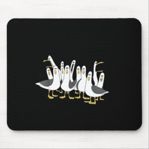 Funny seagull mom mom ocean life mother's day bird mouse pad