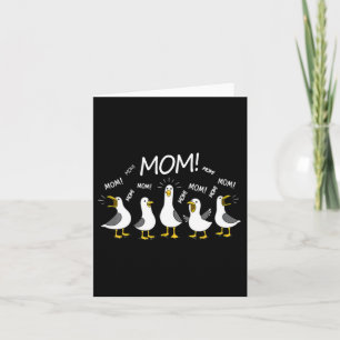 Funny Seagulls Mama Mothers Day Humour Mom Mom Card