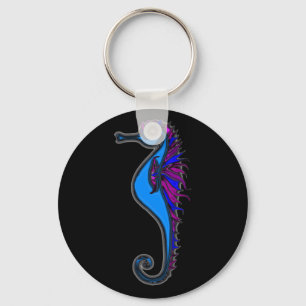 Funny seahorse keychain