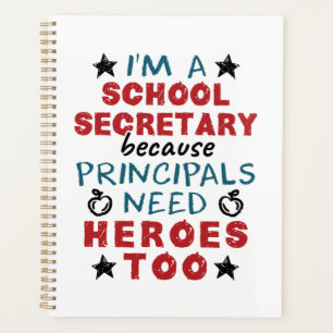 Funny Secrétaire d'école Héros appréciation