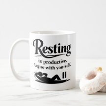 Funny Self Care Mug – Resting Is Productive