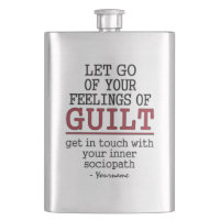 Funny Self-Knowledge custom name flask