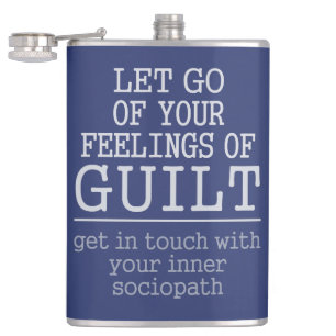 Funny Self-Knowledge custom name flask