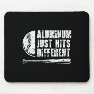 Funny Sell Aluminum T Just Hits Different Men's Wo Mouse Pad