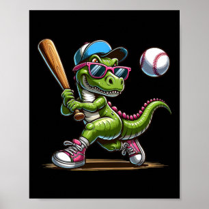 Funny Sell Dinosaur Boy Player Sport Love T-rex Gi Poster
